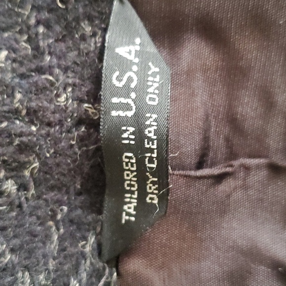 Vtg Florenzi women's long maxi pea wool coat size Xl - Picture 11 of 15